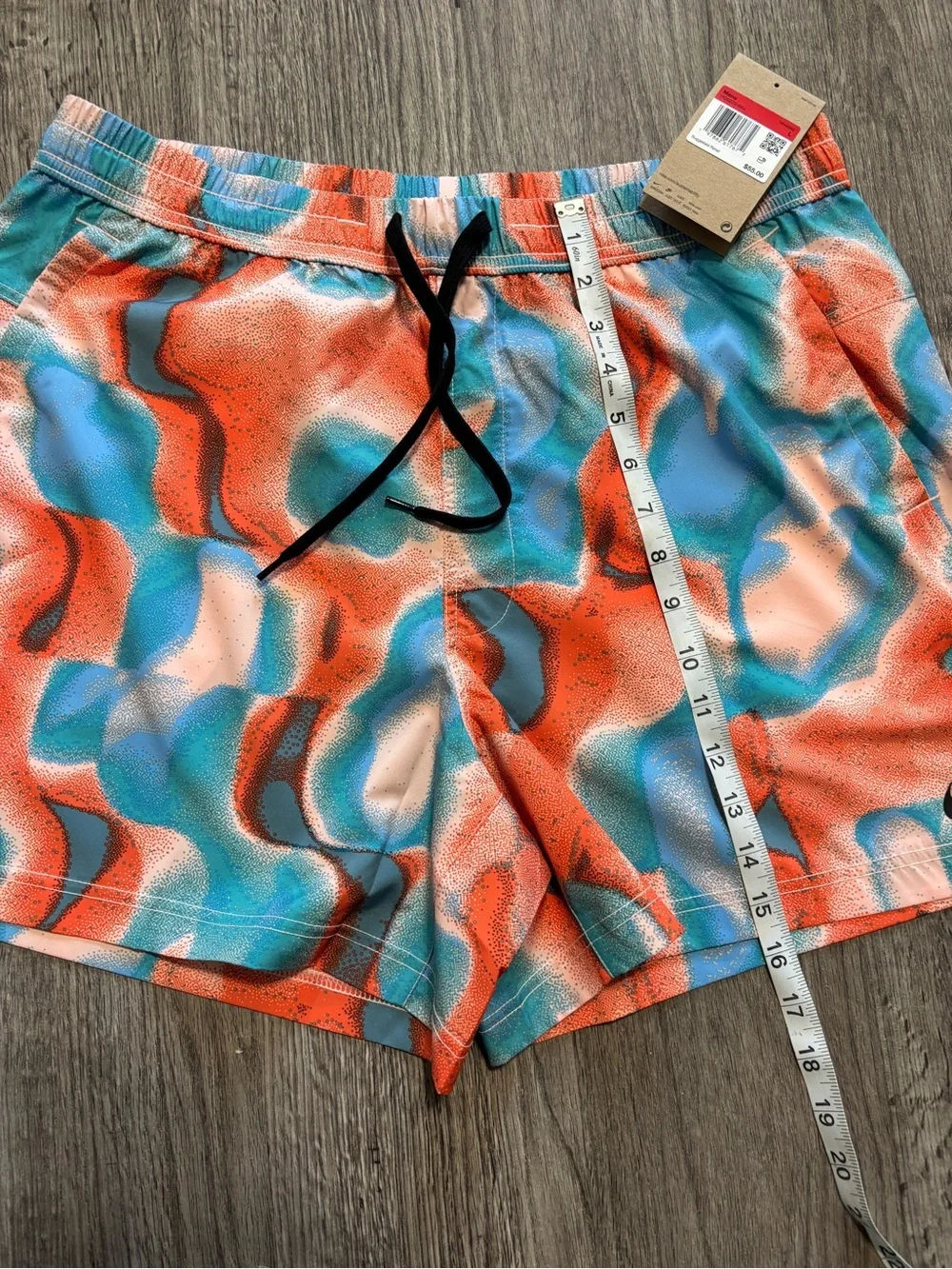 Nike Shorts Multifuncional Printed Men’s Size L Blue Orange lightweight - Picture 9 of 11